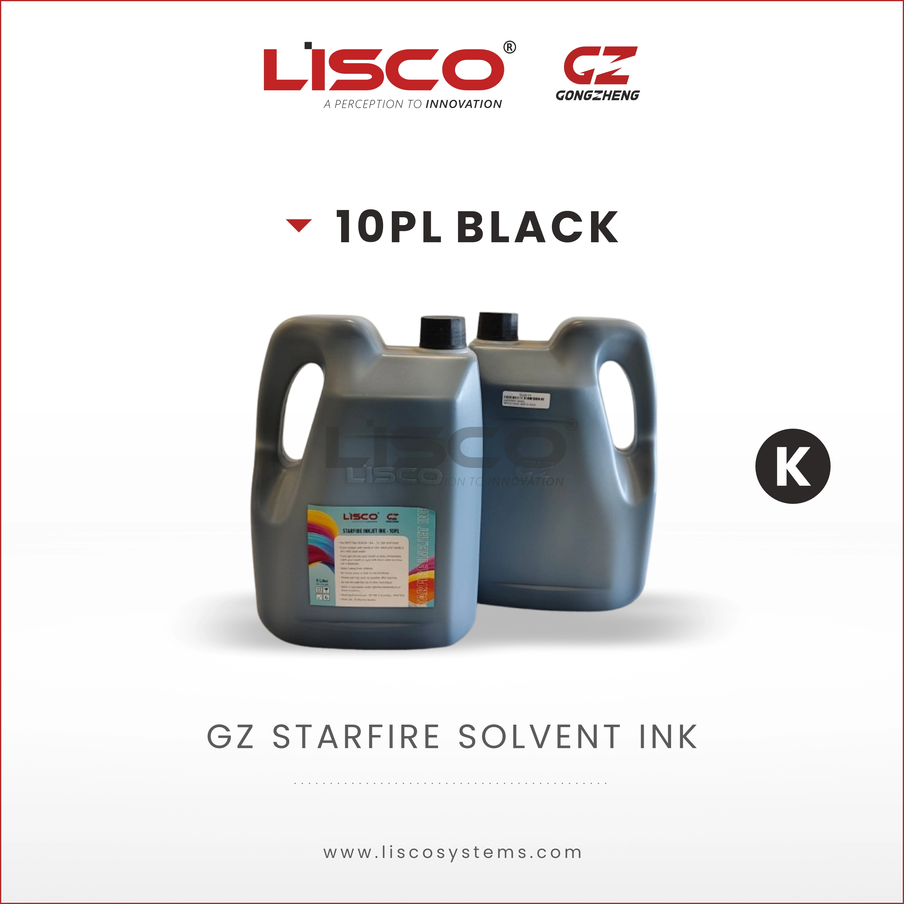 10PL Solvent Inkjet Ink